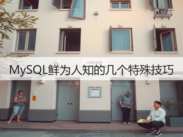 MySQL鲜为人知的几个特殊技巧(图2) MySQL鲜为人知的几个特殊技巧(图2)