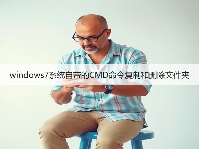 windows7系统自带的CMD命令复制和删除文件夹(图2) windows7系统自带的CMD命令复制和删除文件夹(图2)