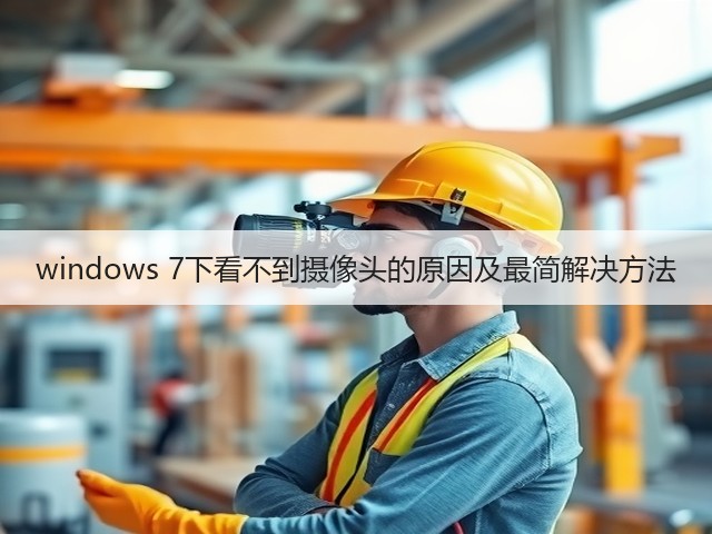 windows 7下看不到摄像头的原因及最简解决方法(图3) windows 7下看不到摄像头的原因及最简解决方法(图3)
