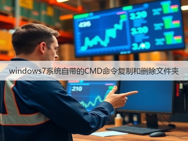windows7系统自带的CMD命令复制和删除文件夹(图1) windows7系统自带的CMD命令复制和删除文件夹(图1)