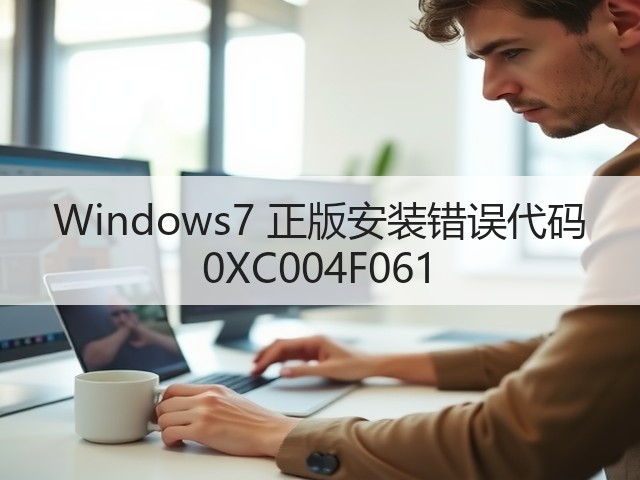 Windows7 正版安装错误代码 0XC004F061(图3) Windows7 正版安装错误代码 0XC004F061(图3)