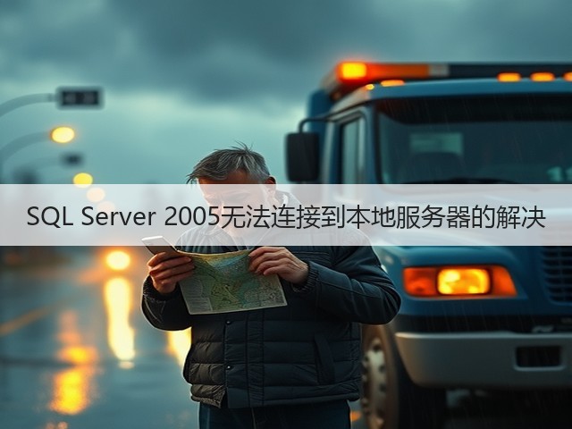 SQL Server 2005无法连接到本地服务器的解决(图2) SQL Server 2005无法连接到本地服务器的解决(图2)