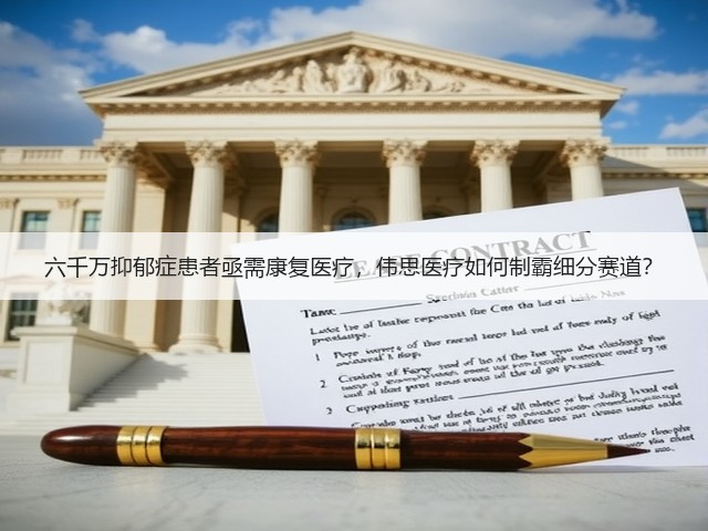六千万抑郁症患者亟需康复医疗,伟思医疗如何制霸细分赛道?(图1) 六千万抑郁症患者亟需康复医疗,伟思医疗如何制霸细分赛道?(图1)
