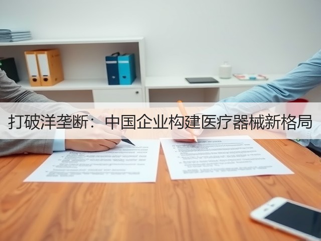 打破洋垄断:中国企业构建医疗器械新格局(图2) 打破洋垄断:中国企业构建医疗器械新格局(图2)