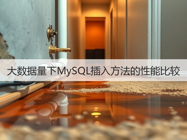 大数据量下MySQL插入方法的性能比较(图3) 大数据量下MySQL插入方法的性能比较(图3)