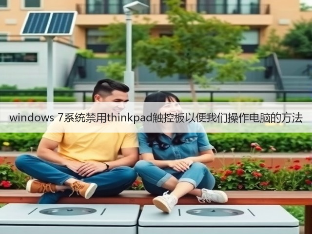 windows 7系统禁用thinkpad触控板以便我们操作电脑的方法(图1) windows 7系统禁用thinkpad触控板以便我们操作电脑的方法(图1)