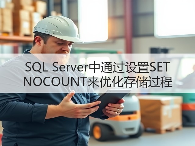 SQL Server中通过设置SET NOCOUNT来优化存储过程(图1) SQL Server中通过设置SET NOCOUNT来优化存储过程(图1)