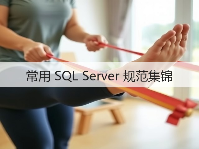 常用 SQL Server 规范集锦(图2) 常用 SQL Server 规范集锦(图2)
