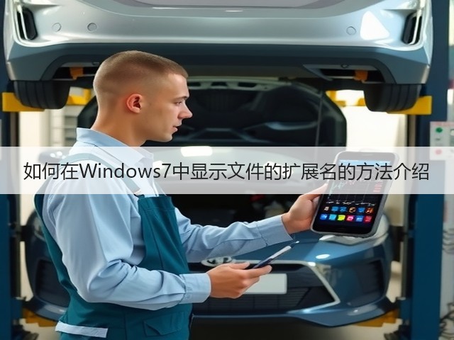 如何在Windows7中显示文件的扩展名的方法介绍(图2) 如何在Windows7中显示文件的扩展名的方法介绍(图2)
