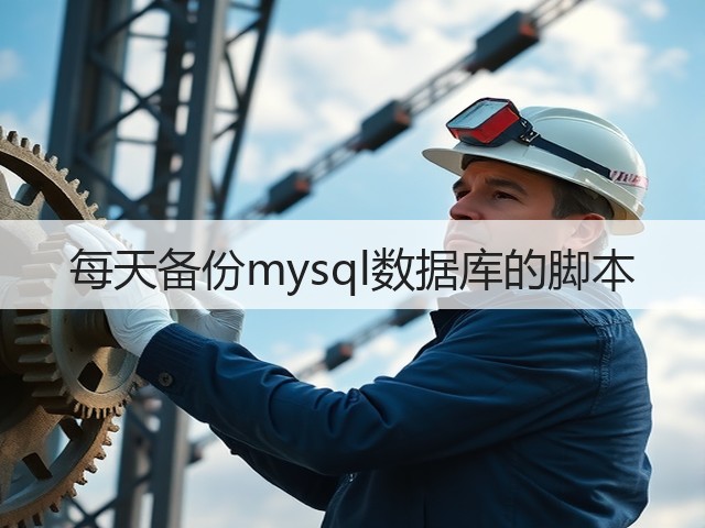 每天备份mysql数据库的脚本(图1) 每天备份mysql数据库的脚本(图1)