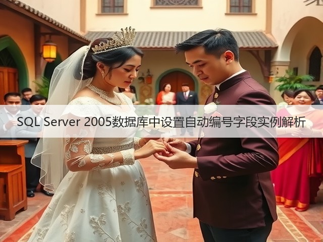 SQL Server 2005数据库中设置自动编号字段实例解析(图2) SQL Server 2005数据库中设置自动编号字段实例解析(图2)