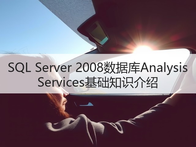 SQL Server 2008数据库Analysis Services基础知识介绍(图1)