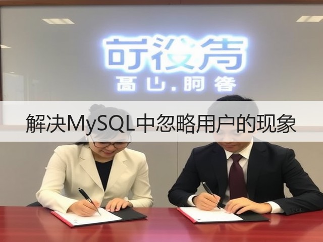 解决MySQL中忽略用户的现象(图3) 解决MySQL中忽略用户的现象(图3)