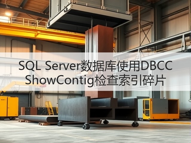 SQL Server数据库使用DBCC ShowContig检查索引碎片(图3) SQL Server数据库使用DBCC ShowContig检查索引碎片(图3)