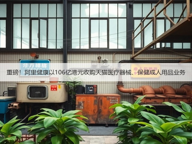 重磅！阿里健康以106亿港元收购天猫医疗器械、保健成人用品业务(图1)