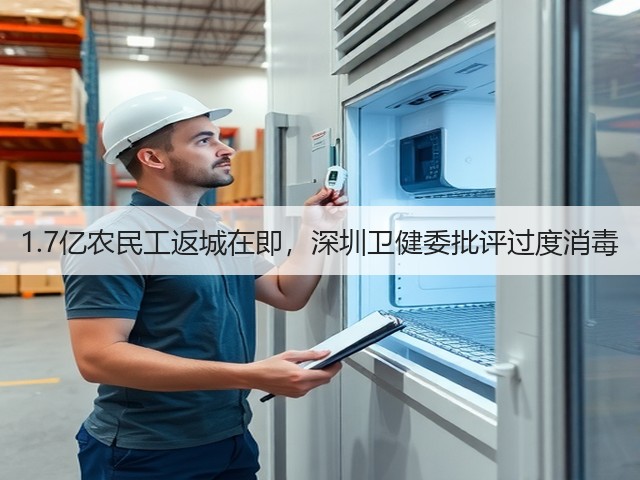 1.7亿农民工返城在即,深圳卫健委批评过度消毒(图3) 1.7亿农民工返城在即,深圳卫健委批评过度消毒(图3)