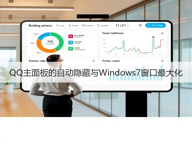 QQ主面板的自动隐藏与Windows7窗口最大化(图3) QQ主面板的自动隐藏与Windows7窗口最大化(图3)