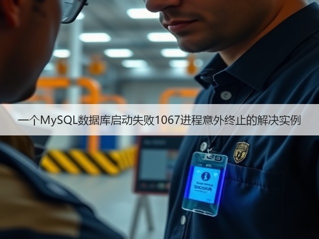 一个MySQL数据库启动失败1067进程意外终止的解决实例(图1) 一个MySQL数据库启动失败1067进程意外终止的解决实例(图1)