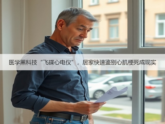 医学黑科技“飞碟心电仪”,居家快速鉴别心肌梗死成现实(图1) 医学黑科技“飞碟心电仪”,居家快速鉴别心肌梗死成现实(图1)