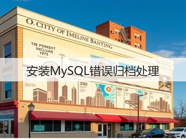 安装MySQL错误归档处理(图1) 安装MySQL错误归档处理(图1)