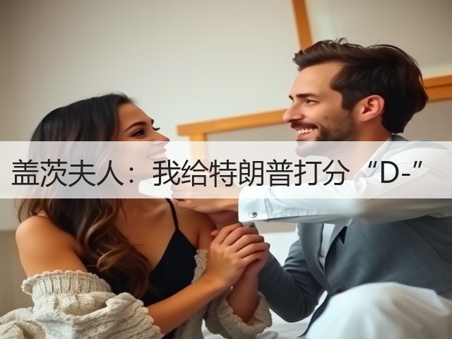 盖茨夫人：我给特朗普打分“D-”(图2)