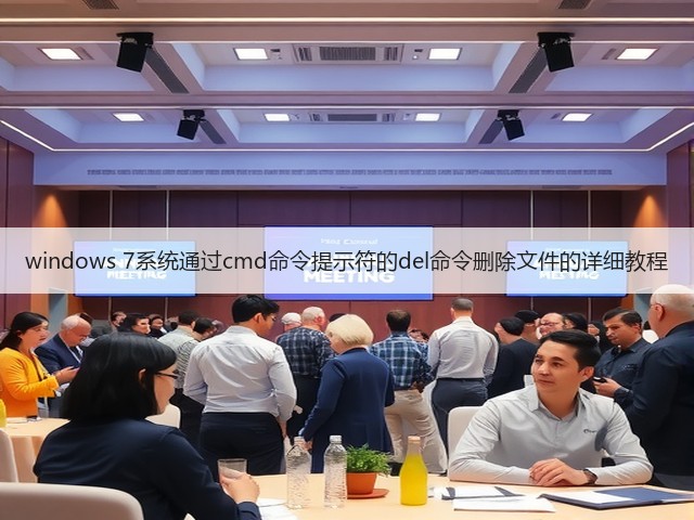 windows 7系统通过cmd命令提示符的del命令删除文件的详细教程(图3)