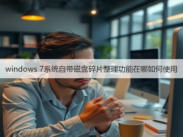 windows 7系统自带磁盘碎片整理功能在哪如何使用(图1) windows 7系统自带磁盘碎片整理功能在哪如何使用(图1)