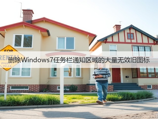 删除Windows7任务栏通知区域的大量无效旧图标(图2) 删除Windows7任务栏通知区域的大量无效旧图标(图2)