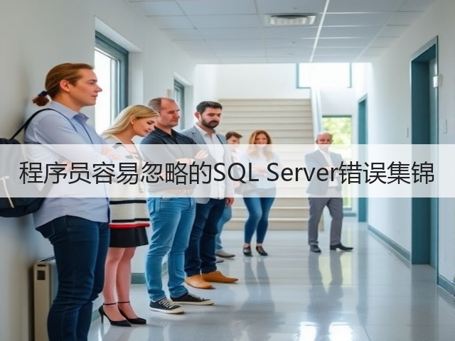 程序员容易忽略的SQL Server错误集锦(图2) 程序员容易忽略的SQL Server错误集锦(图2)