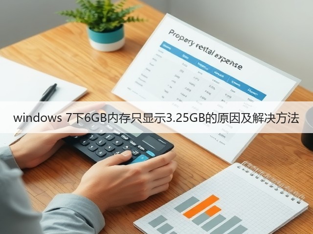 windows 7下6GB内存只显示3.25GB的原因及解决方法(图1) windows 7下6GB内存只显示3.25GB的原因及解决方法(图1)