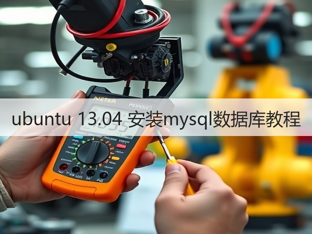 ubuntu 13.04 安装mysql数据库教程(图1) ubuntu 13.04 安装mysql数据库教程(图1)