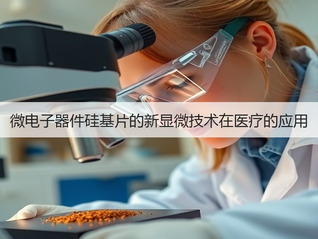 微电子器件硅基片的新显微技术在医疗的应用(图1) 微电子器件硅基片的新显微技术在医疗的应用(图1)