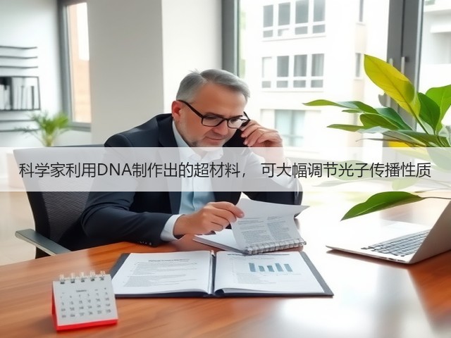 科学家利用DNA制作出的超材料, 可大幅调节光子传播性质(图1) 科学家利用DNA制作出的超材料, 可大幅调节光子传播性质(图1)