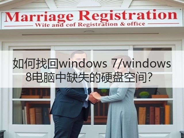如何找回windows 7/windows 8电脑中缺失的硬盘空间?(图1) 如何找回windows 7/windows 8电脑中缺失的硬盘空间?(图1)