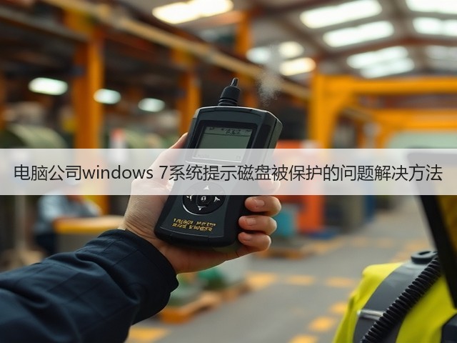 电脑公司windows 7系统提示磁盘被保护的问题解决方法(图3) 电脑公司windows 7系统提示磁盘被保护的问题解决方法(图3)