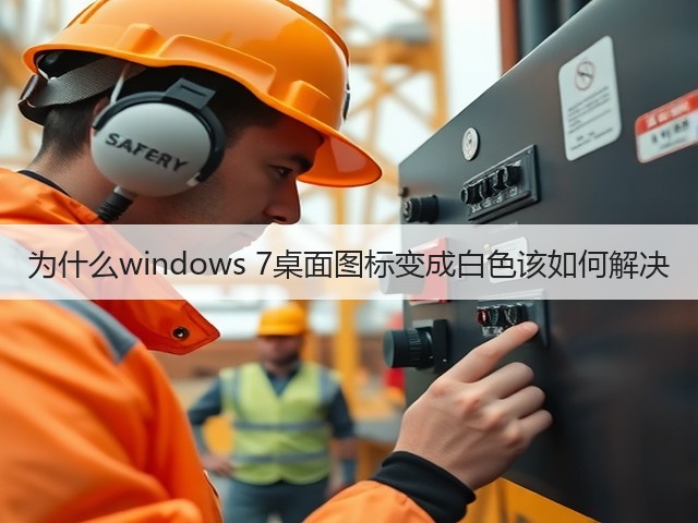为什么windows 7桌面图标变成白色该如何解决(图2) 为什么windows 7桌面图标变成白色该如何解决(图2)