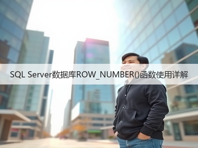 SQL Server数据库ROW_NUMBER()函数使用详解(图1) SQL Server数据库ROW_NUMBER()函数使用详解(图1)