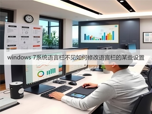 windows 7系统语言栏不见如何修改语言栏的某些设置(图1) windows 7系统语言栏不见如何修改语言栏的某些设置(图1)