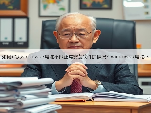 如何解决windows 7电脑不能正常安装软件的情况？windows 7电脑不(图2)