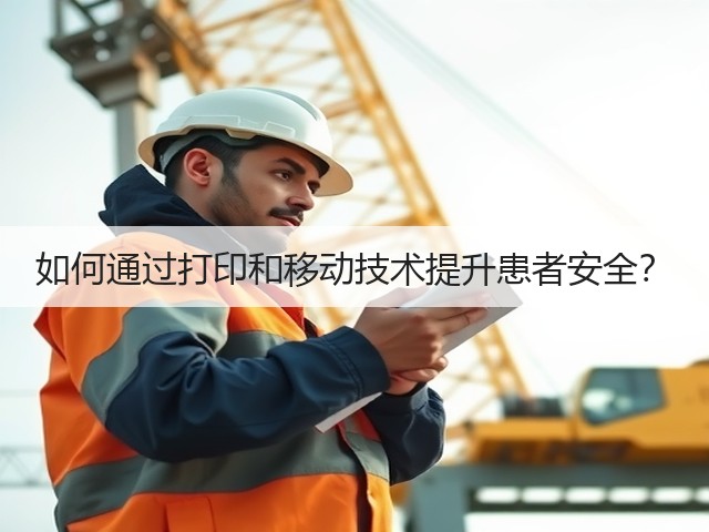 如何通过打印和移动技术提升患者安全?(图1) 如何通过打印和移动技术提升患者安全?(图1)