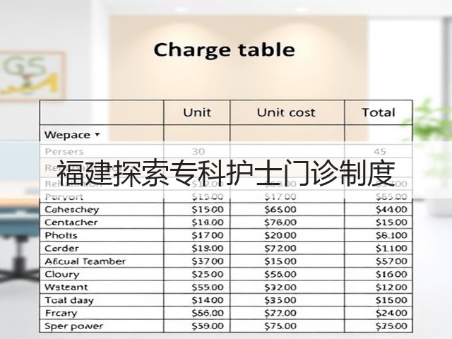 福建探索专科护士门诊制度(图2) 福建探索专科护士门诊制度(图2)