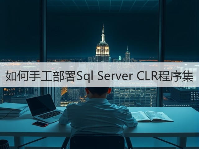 如何手工部署Sql Server CLR程序集(图1) 如何手工部署Sql Server CLR程序集(图1)