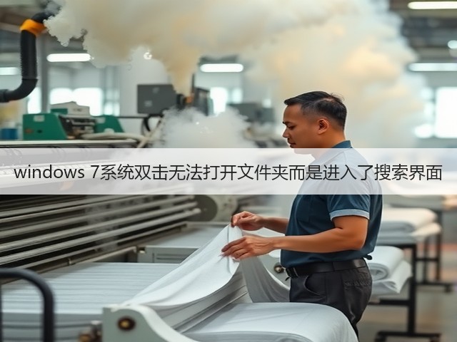 windows 7系统双击无法打开文件夹而是进入了搜索界面(图1) windows 7系统双击无法打开文件夹而是进入了搜索界面(图1)