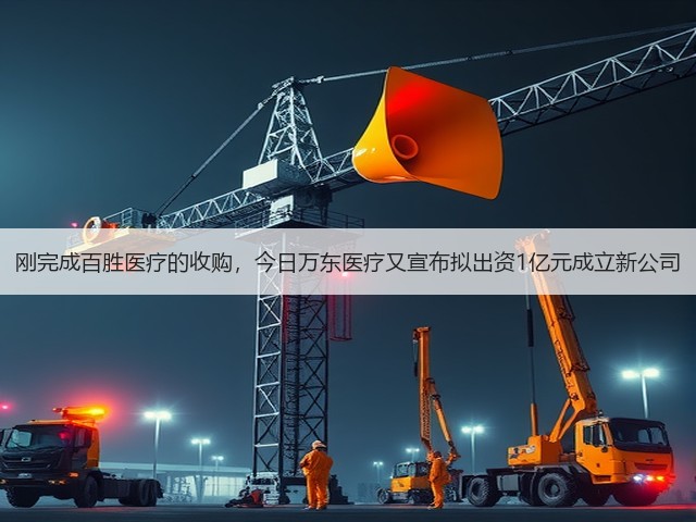 刚完成百胜医疗的收购,今日万东医疗又宣布拟出资1亿元成立新公司(图1) 刚完成百胜医疗的收购,今日万东医疗又宣布拟出资1亿元成立新公司(图1)
