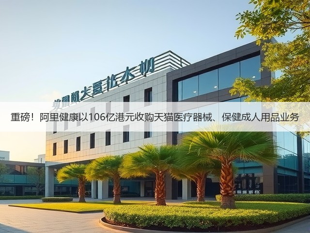 重磅！阿里健康以106亿港元收购天猫医疗器械、保健成人用品业务(图3)