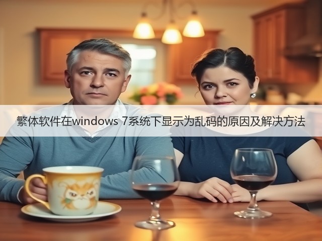 繁体软件在windows 7系统下显示为乱码的原因及解决方法(图3) 繁体软件在windows 7系统下显示为乱码的原因及解决方法(图3)