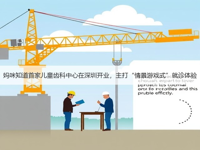 妈咪知道首家儿童齿科中心在深圳开业,主打“情景游戏式”就诊体验(图1) 妈咪知道首家儿童齿科中心在深圳开业,主打“情景游戏式”就诊体验(图1)