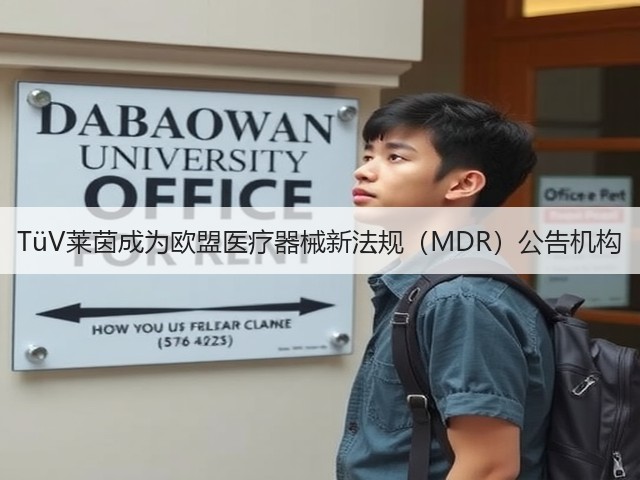 TüV莱茵成为欧盟医疗器械新法规(MDR)公告机构(图1) TüV莱茵成为欧盟医疗器械新法规(MDR)公告机构(图1)