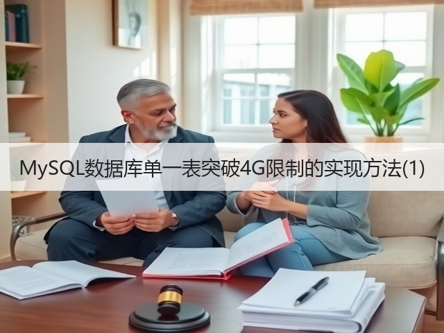 MySQL数据库单一表突破4G限制的实现方法(1)(图2) MySQL数据库单一表突破4G限制的实现方法(1)(图2)