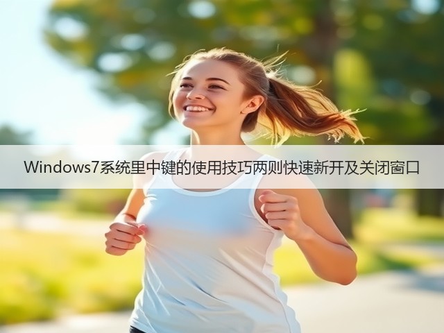 Windows7系统里中键的使用技巧两则快速新开及关闭窗口(图3)